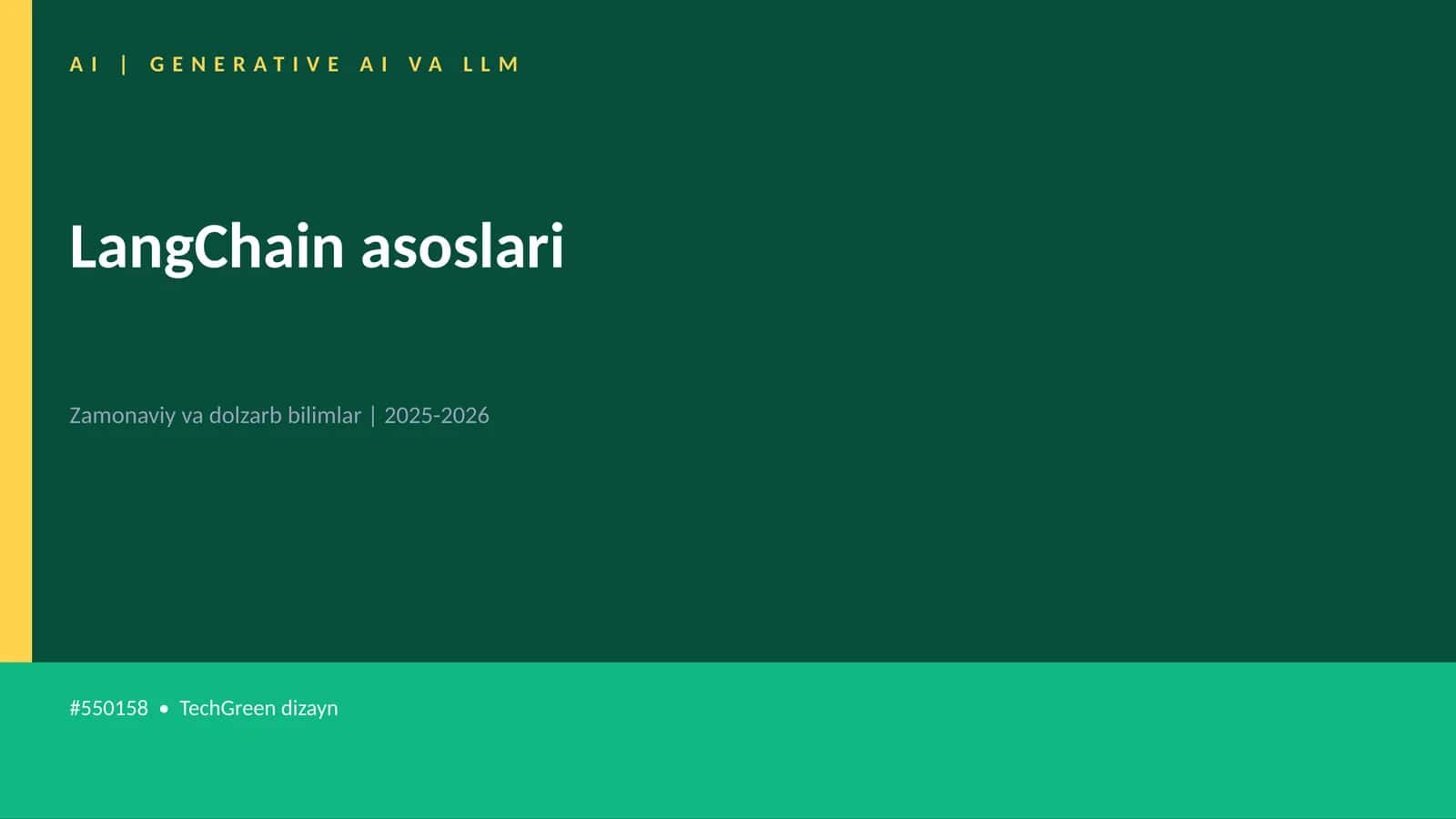 LangChain asoslari