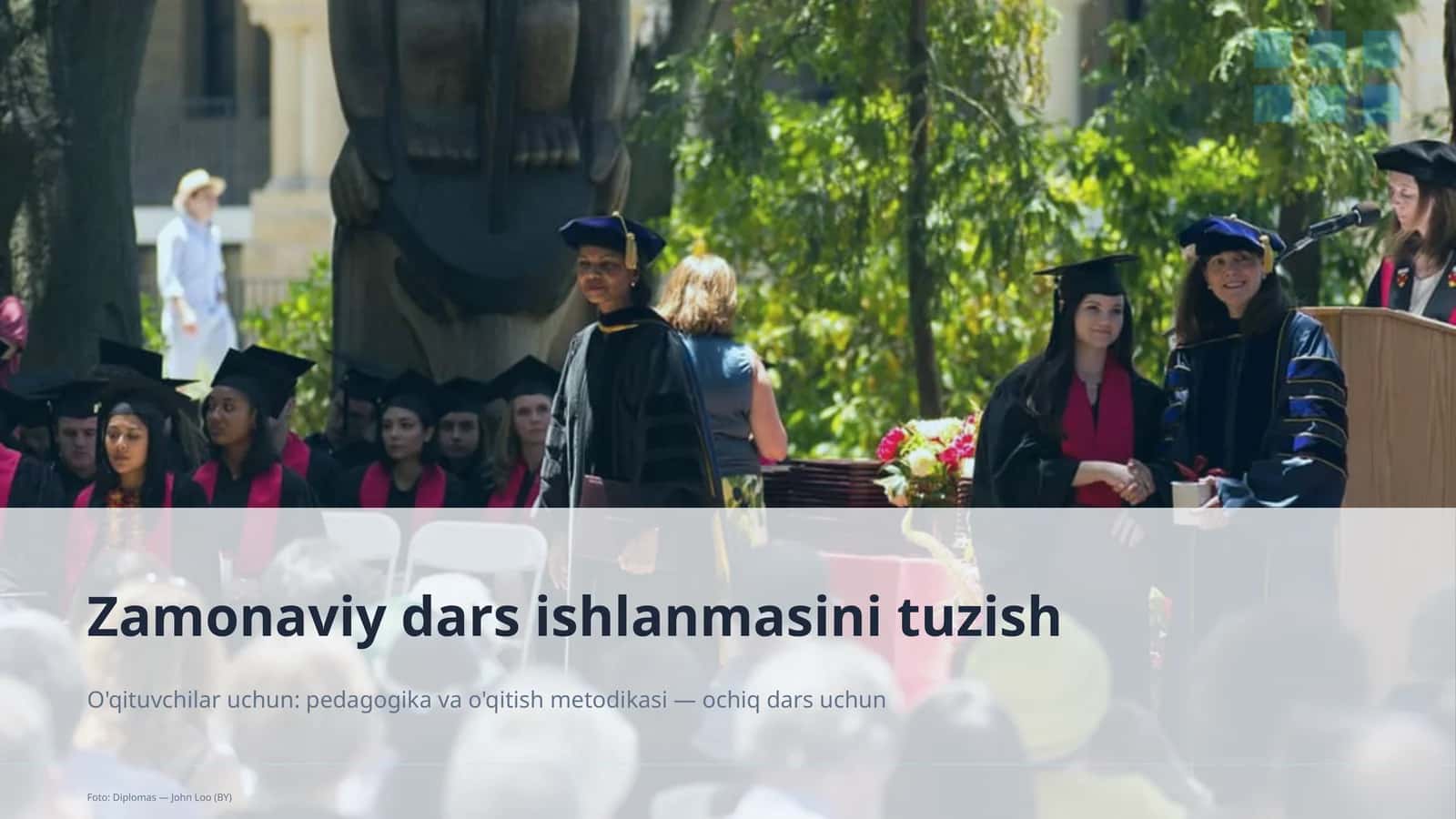 Zamonaviy dars ishlanmasini tuzish