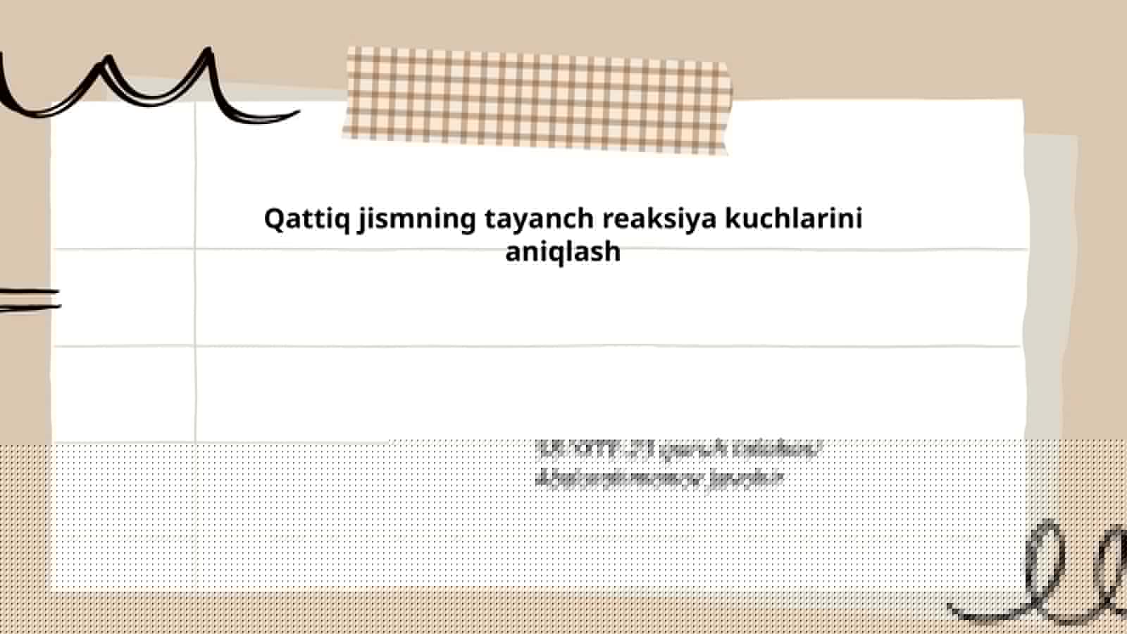 Statik muvozanat qonunlari