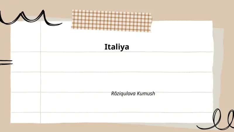 Italiya Geografiyasi