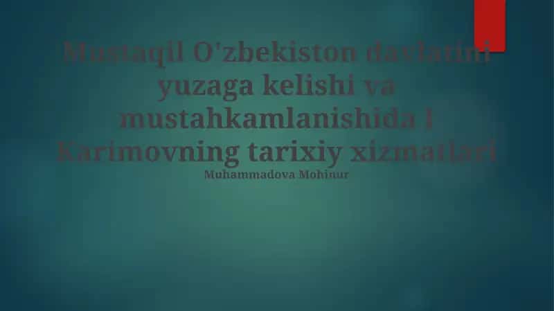 Qishloq xo'jaligini rivojlantirish