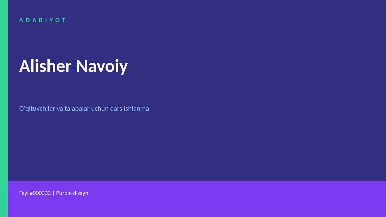 Alisher Navoiy