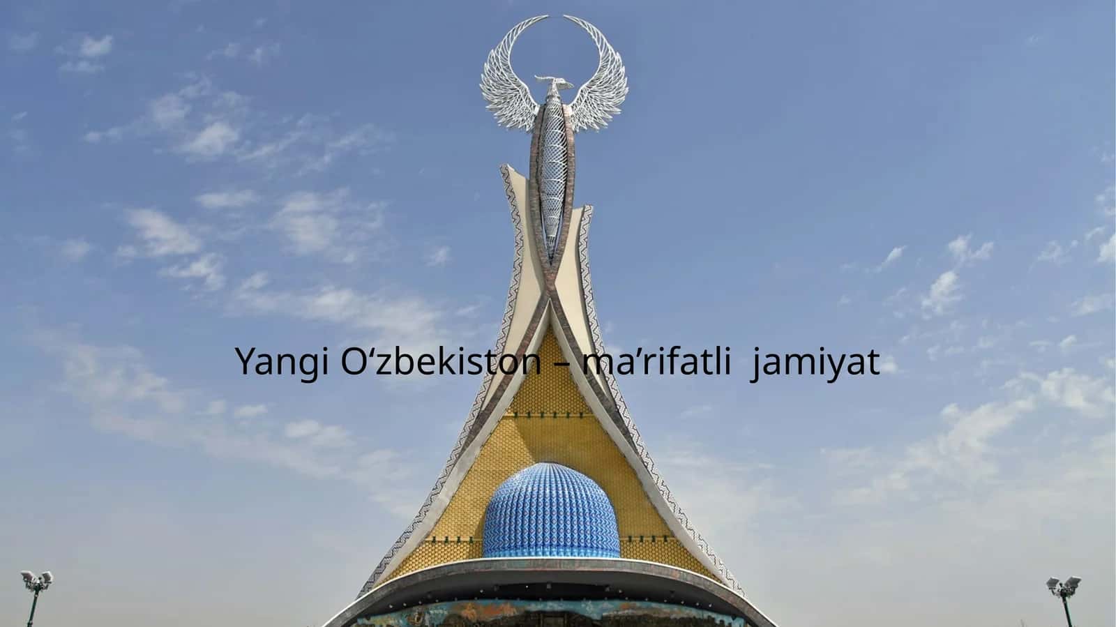 Yangi O‘zbekiston – ma’rifatli jamiyat