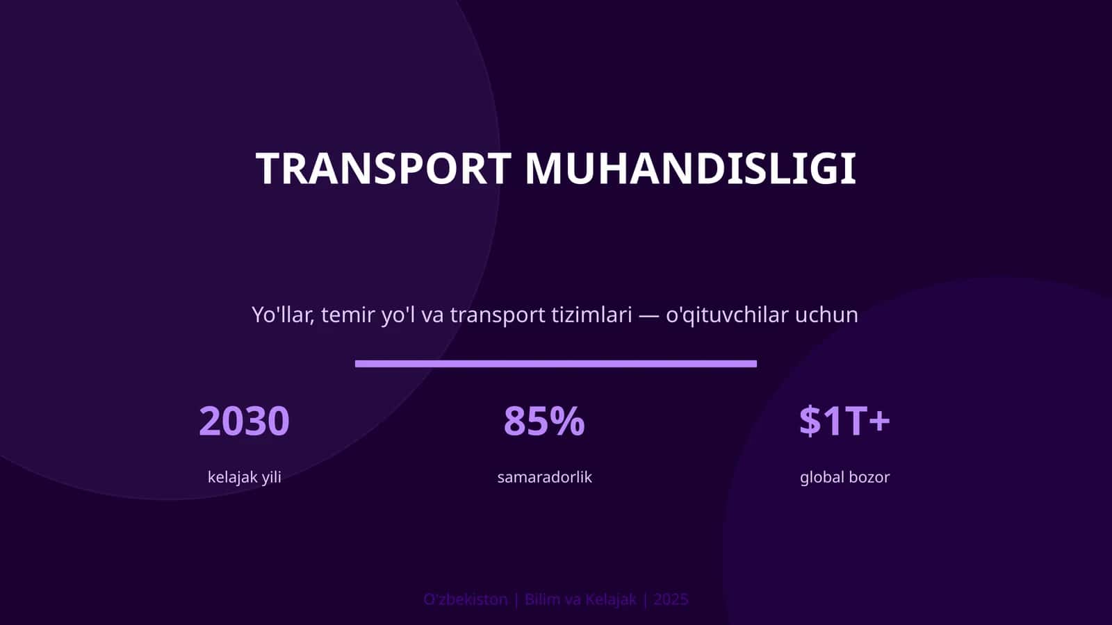 TRANSPORT MUHANDISLIGI