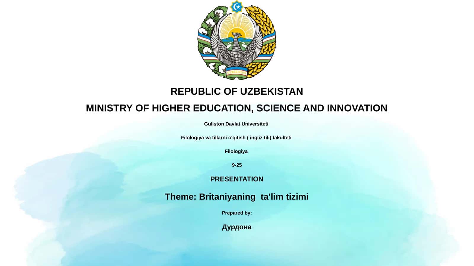 Britaniyaning ta'lim tizimi