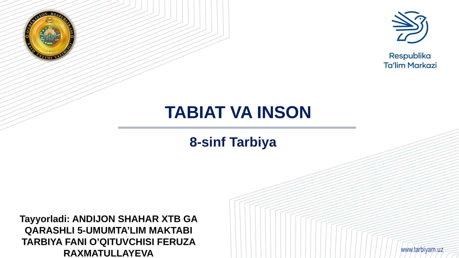 TABIAT VA INSON