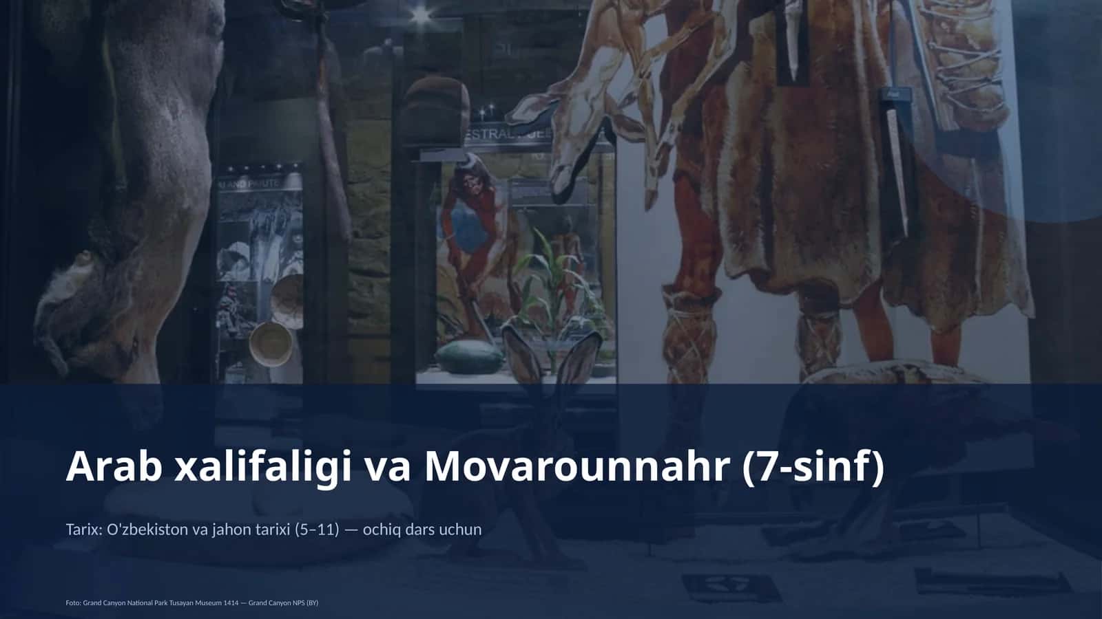 Arab xalifaligi va Movarounnahr (7-sinf)