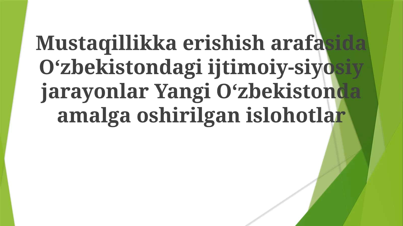 O'zbekistonning Mustaqillikka Erishishdan Oldingi Ijtimoiy va Siyosiy Manzarasi