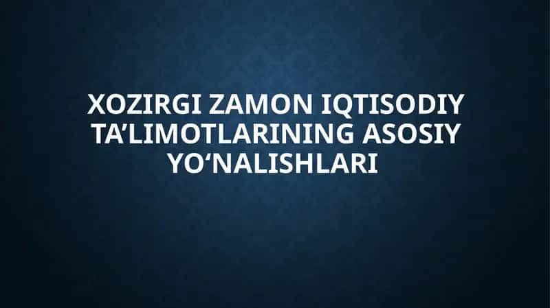 Xozirgizamon