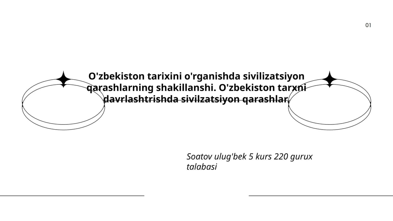 Soatov Ulug'bek 5 kurs 220 gurux talabasi