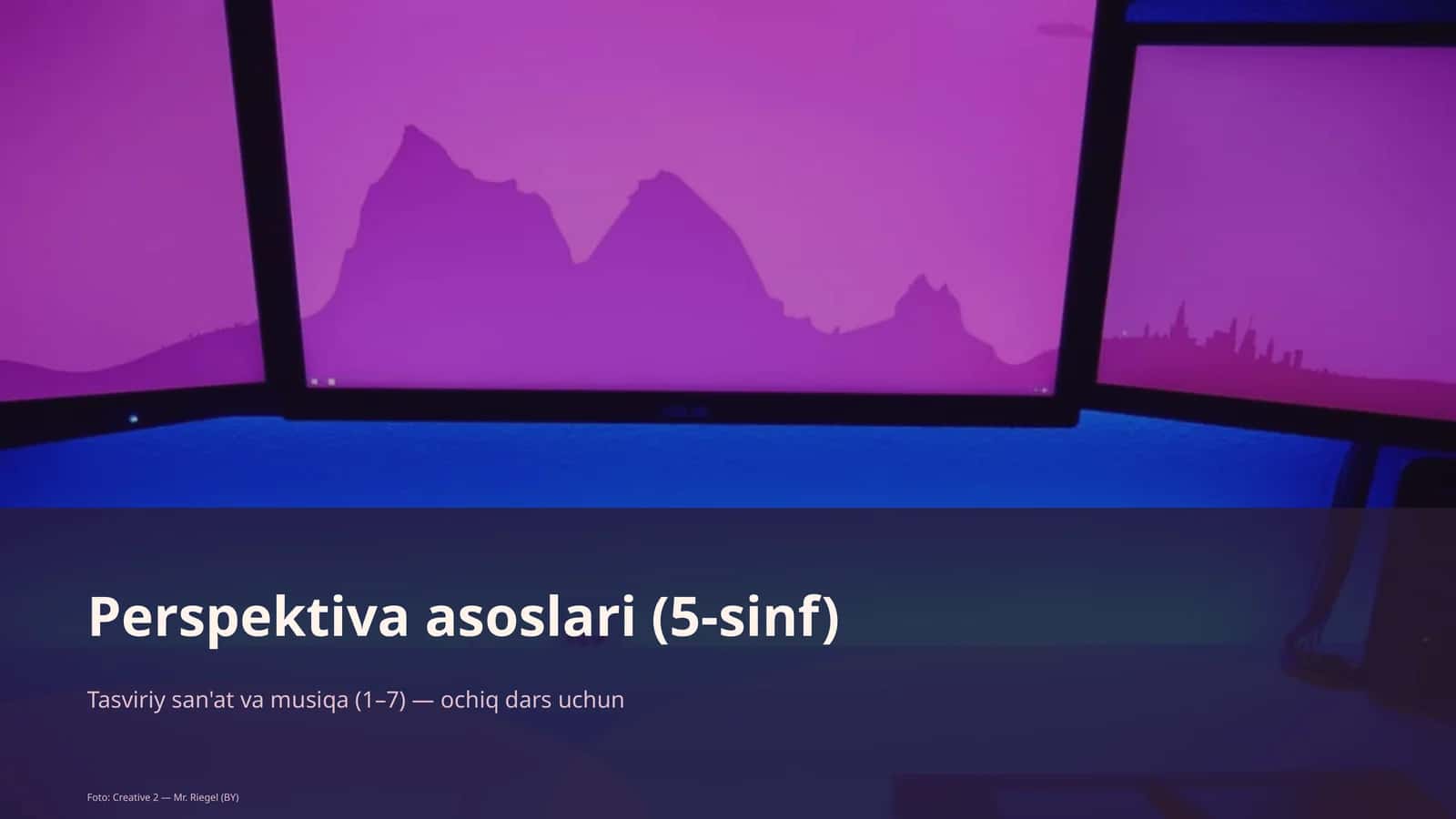 Perspektiva asoslari (5-sinf)