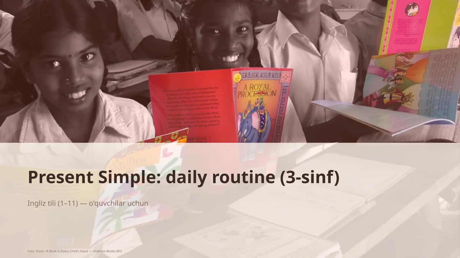 Present Simple: daily routine (3-sinf)