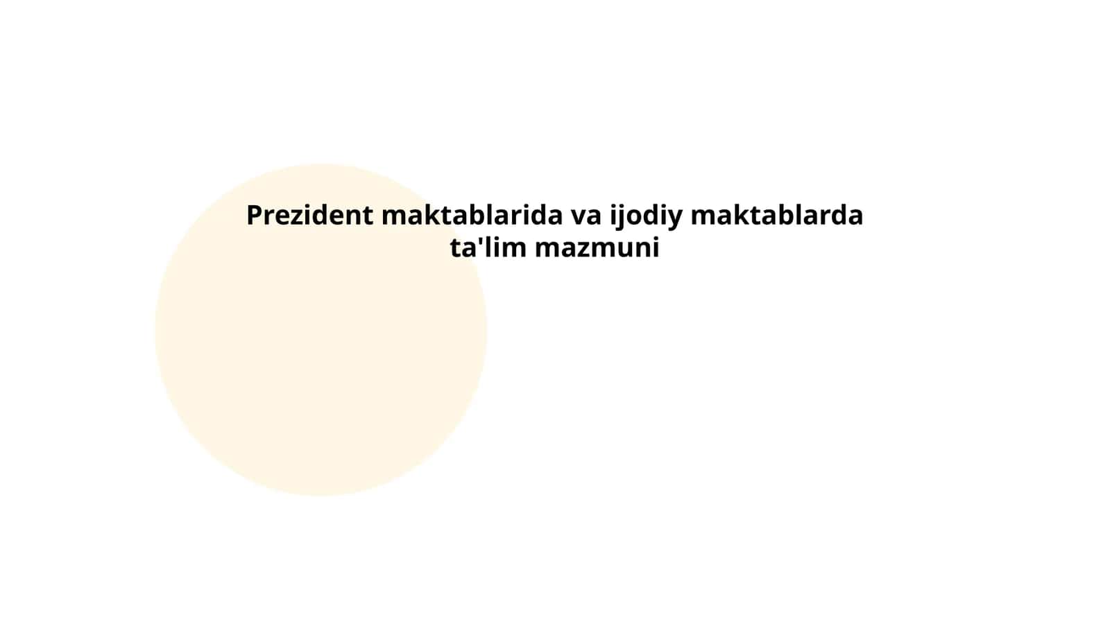 Prezident maktablarida STEM ta'limi