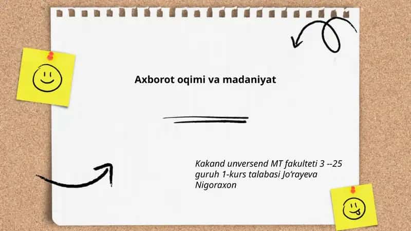 Axborot oqimi va madaniyat