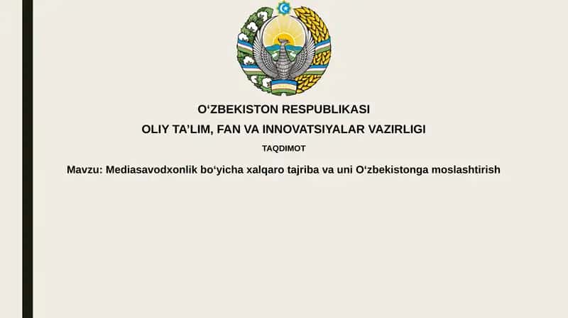 Xalqaro media savodxonligi tajribasi