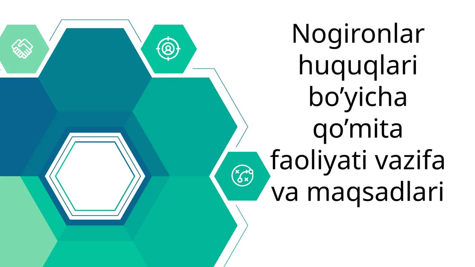 Nogironlar huquqlari bo’yicha qo’mita faoliyati vazifa va maqsadlari