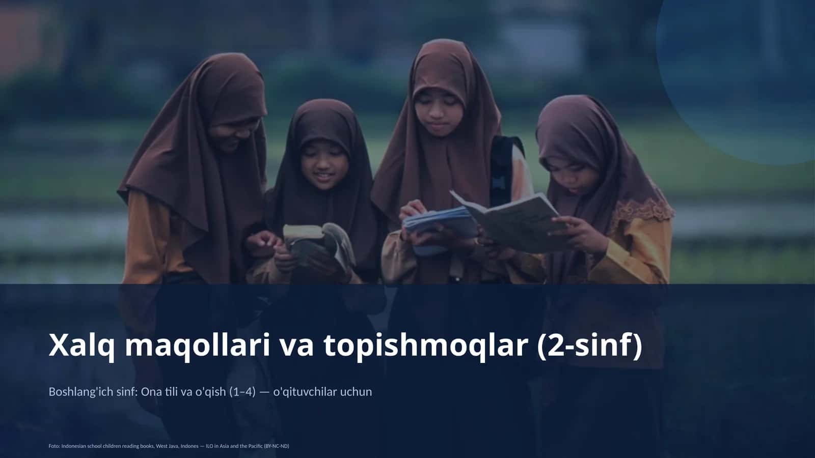 Xalq maqollari va topishmoqlar (2-sinf)