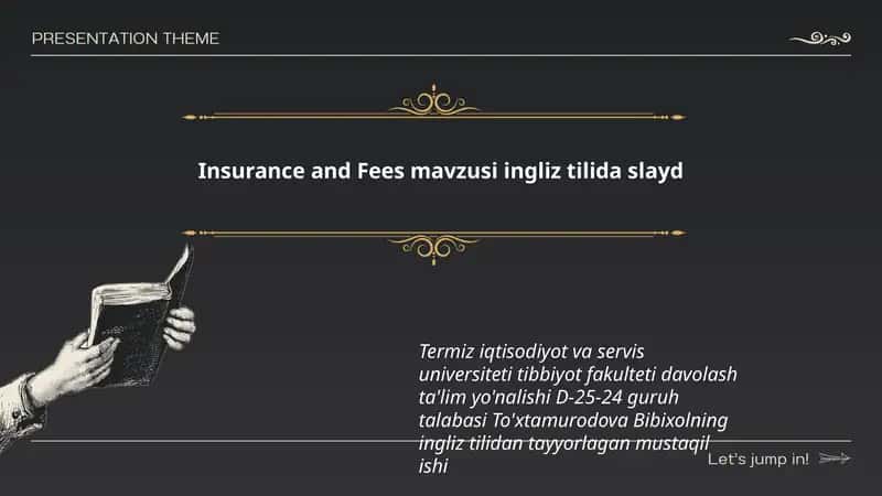 Insurance and Fees