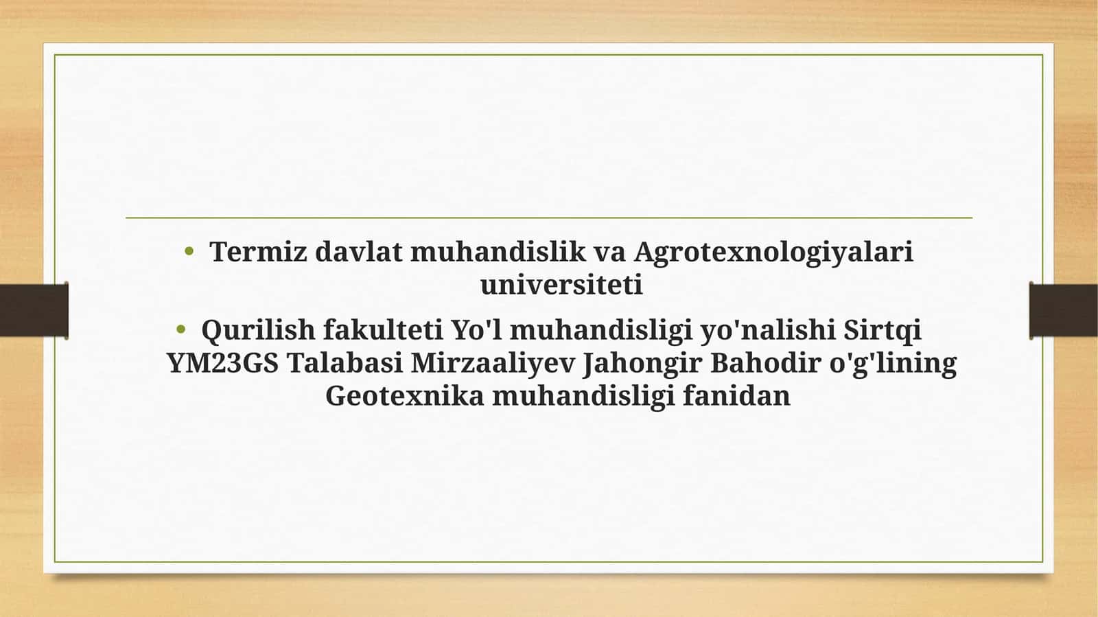 Inshoatlarning mustahkamligi uzoq muddat xizmat qilishi va xavfsizligi