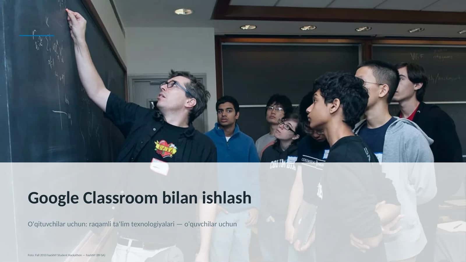 Google Classroom bilan ishlash