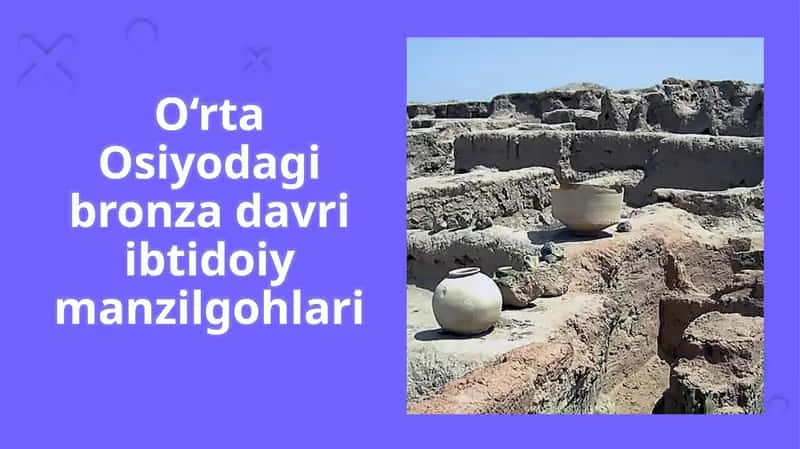 O‘rta Osiyodagi bronza davri ibtidoiy manzilgohlari