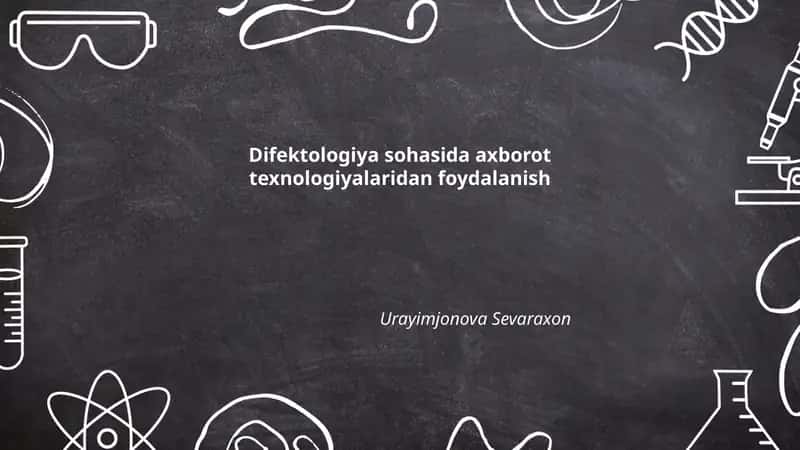 Difektologiya sohasida axborot texnologiyalaridan foydalanish