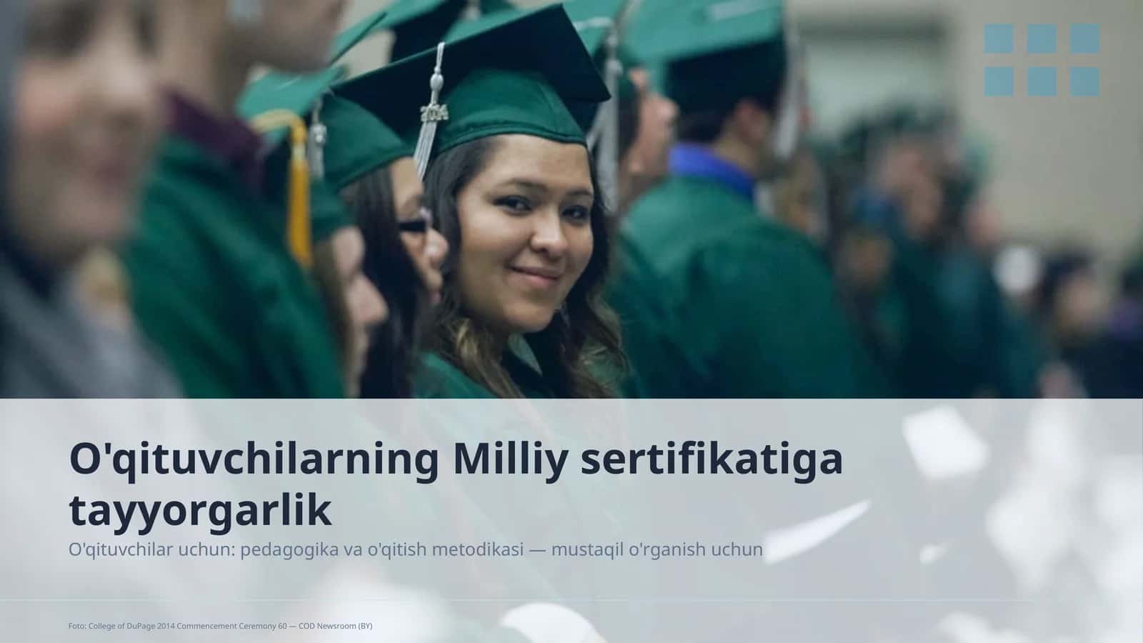 O'qituvchilarning Milliy sertifikatiga tayyorgarlik