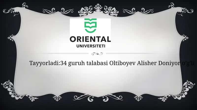 Тadqiqotning nazariy darajasi