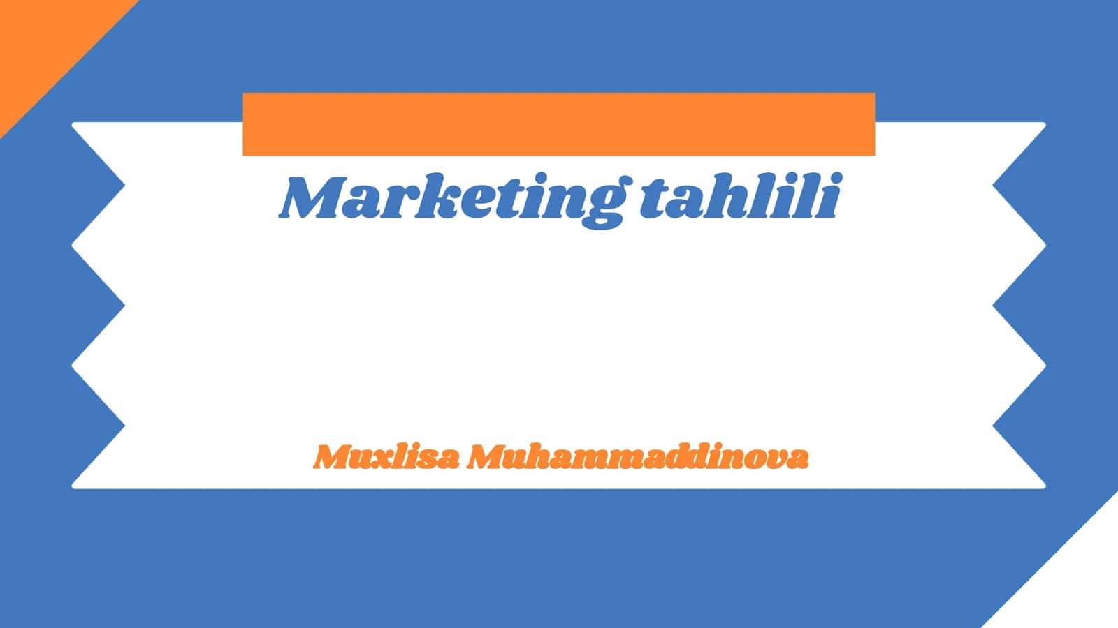 Marketing tahlili