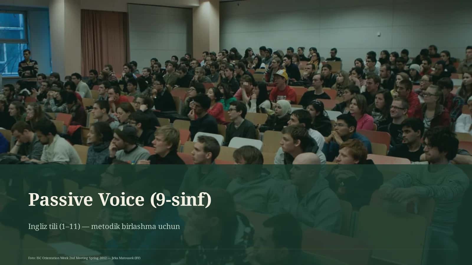 Passive Voice (9-sinf)