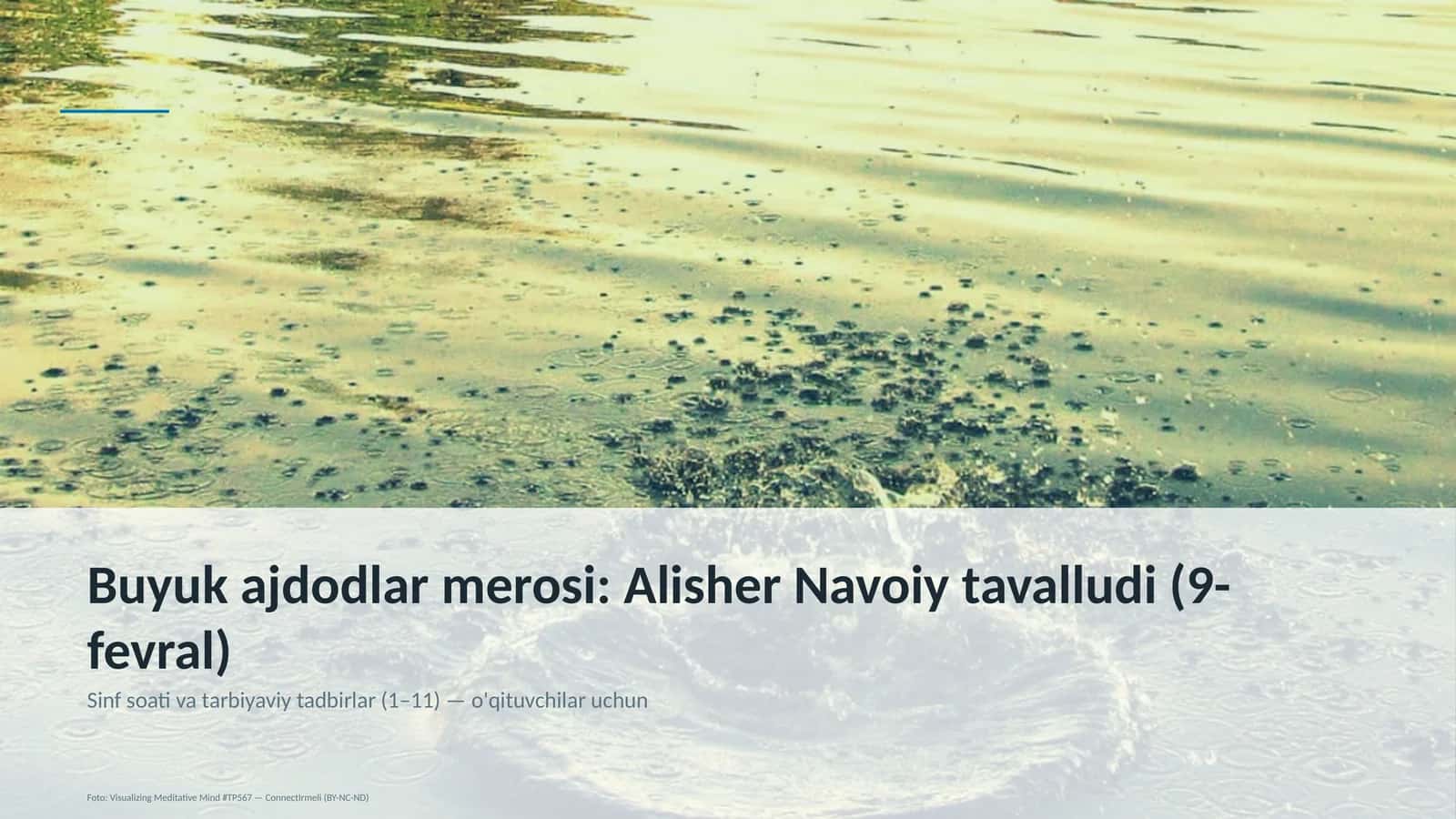 Buyuk ajdodlar merosi: Alisher Navoiy tavalludi (9-fevral)