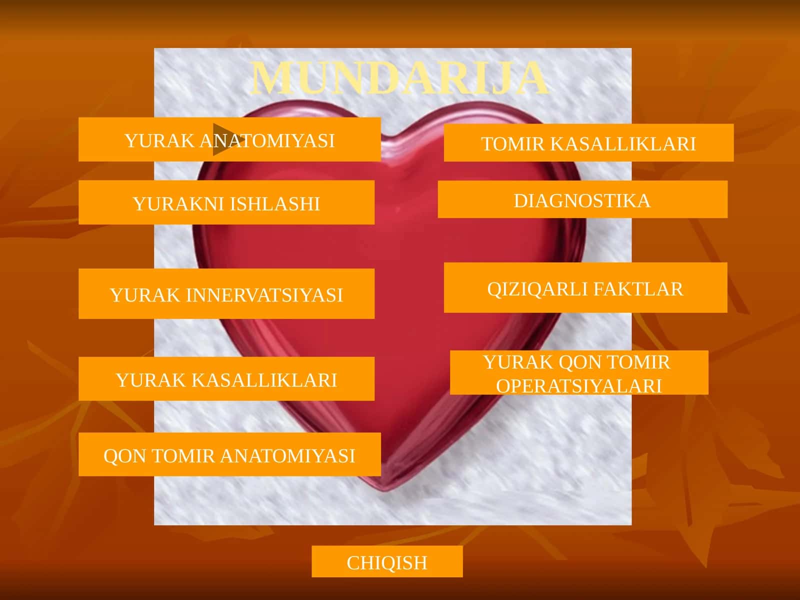 YURAK ANATOMIYASI