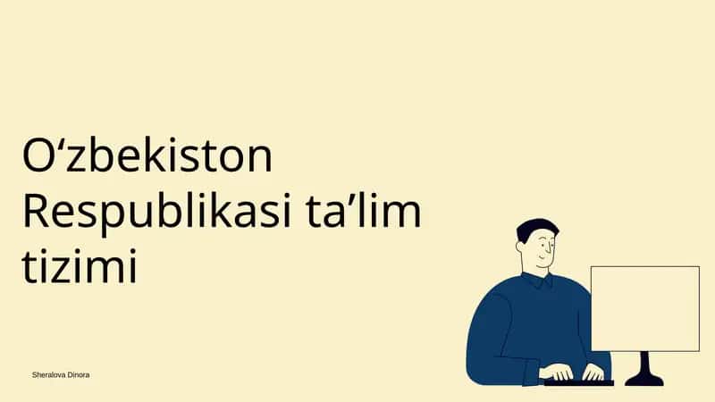 Oʻzbekiston Respublikasi taʼlim tizimi