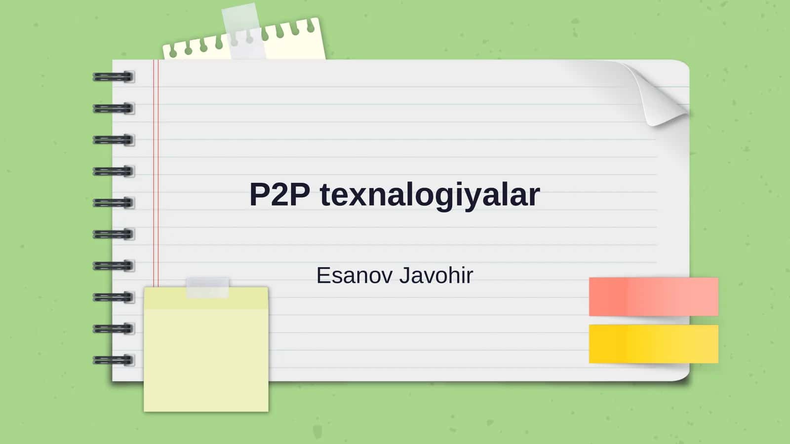 P2P texnalogiyalar