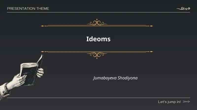 Ideoms