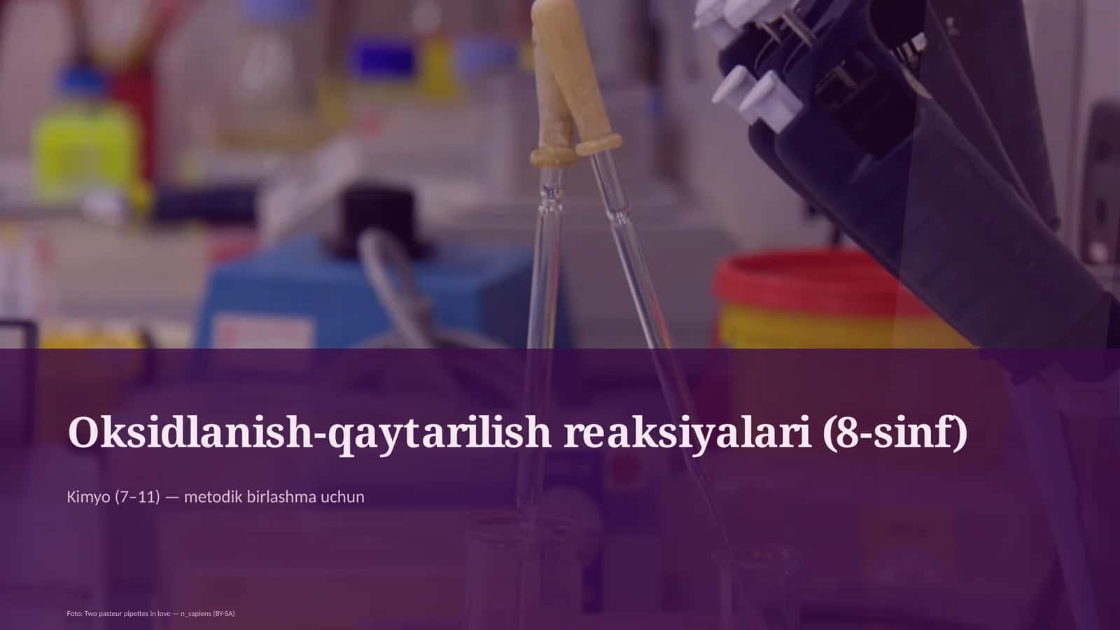 Oksidlanish-qaytarilish reaksiyalari (8-sinf)