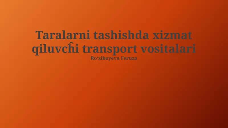 Dengiz Transporti