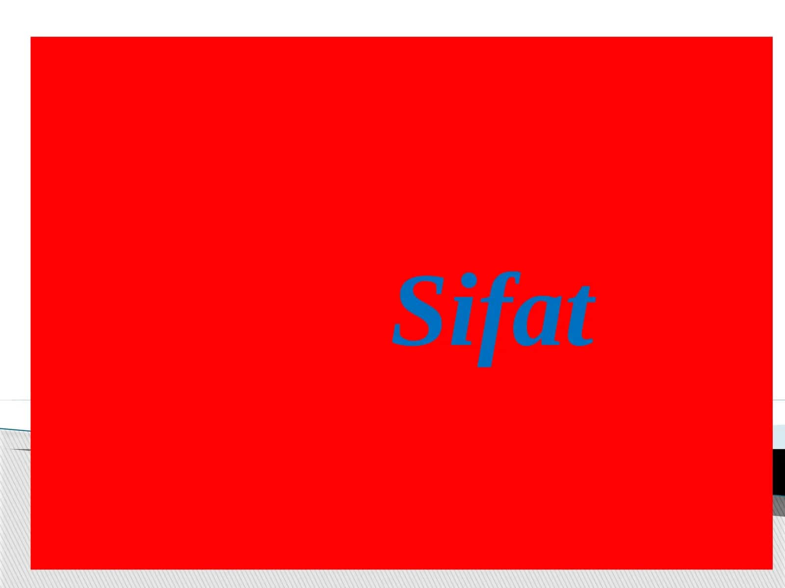 Sifat