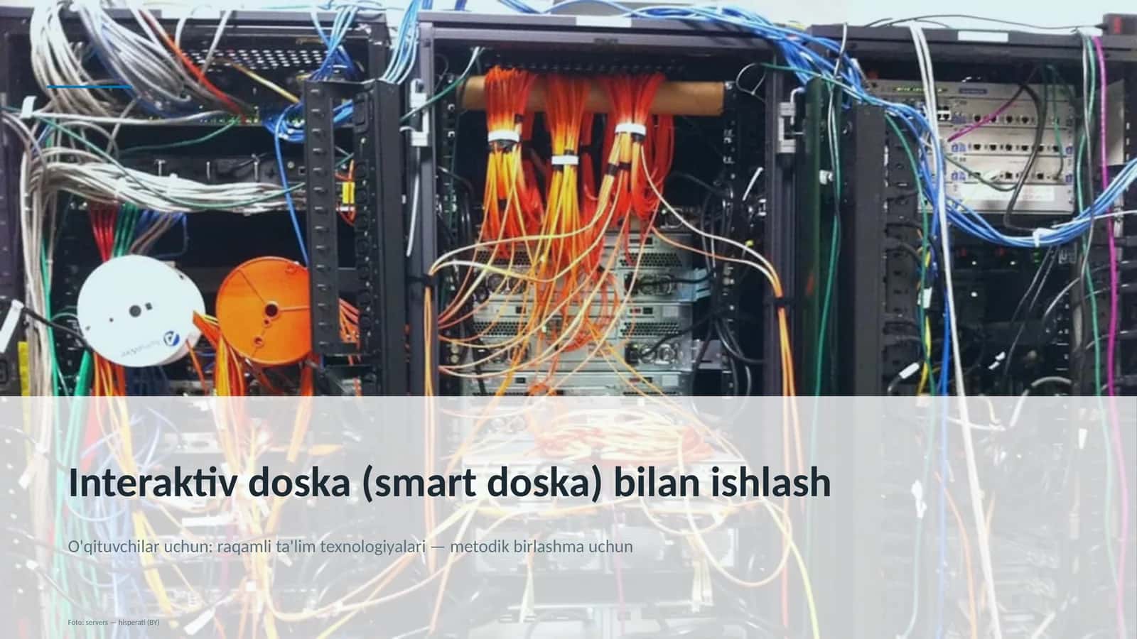 Interaktiv doska (smart doska) bilan ishlash