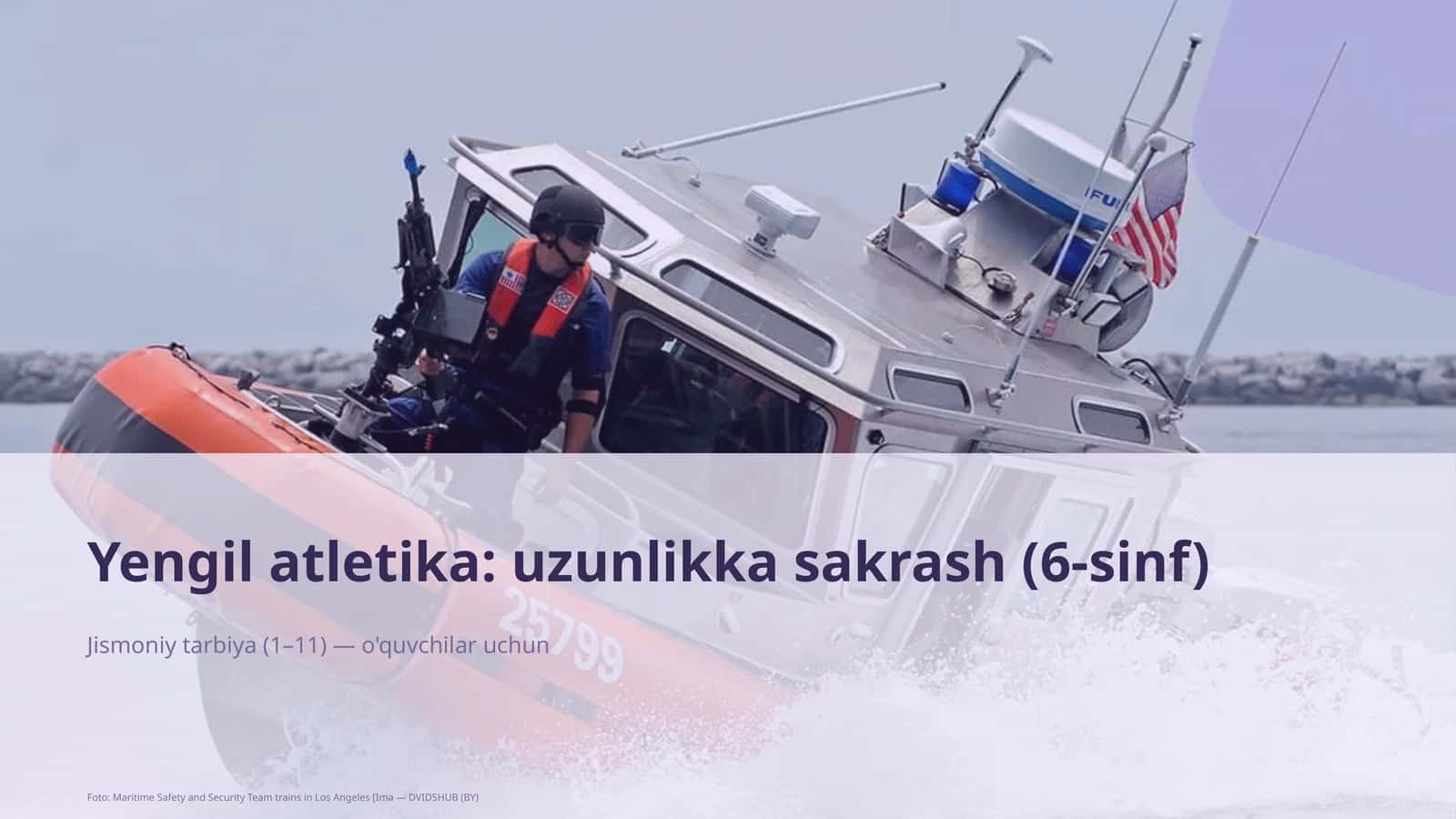 Yengil atletika: uzunlikka sakrash (6-sinf)