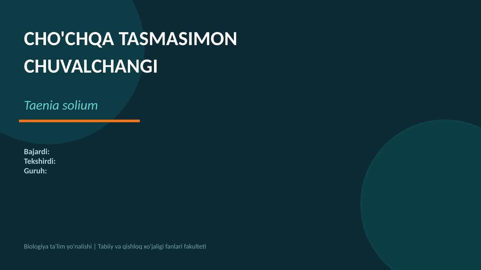 CHO'CHQA TASMASIMON CHUVALCHANGI