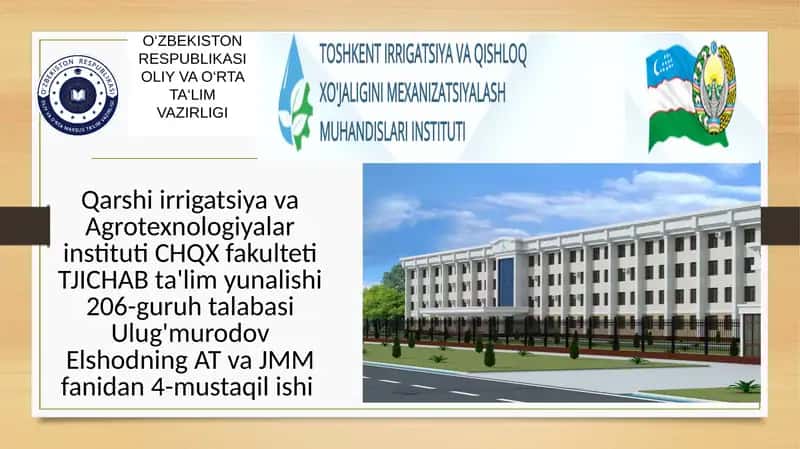Matematik misollarni kompyuter dasturlarida yechish