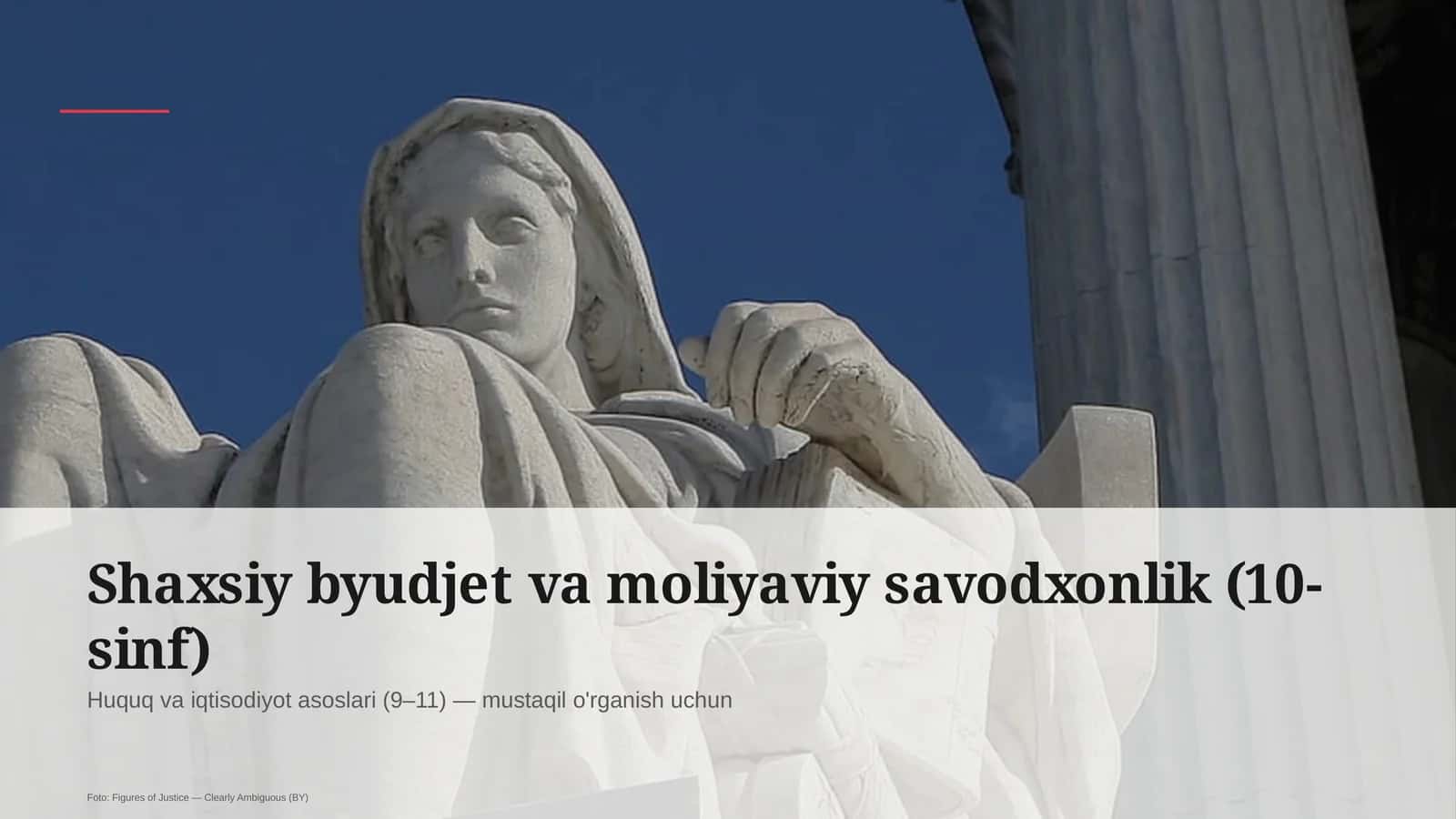 Huquq va iqtisodiyot asoslari (9–11)