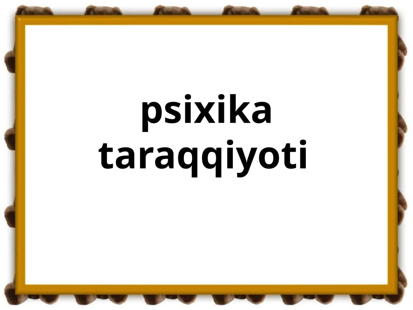 Psixikataraqqiyoti