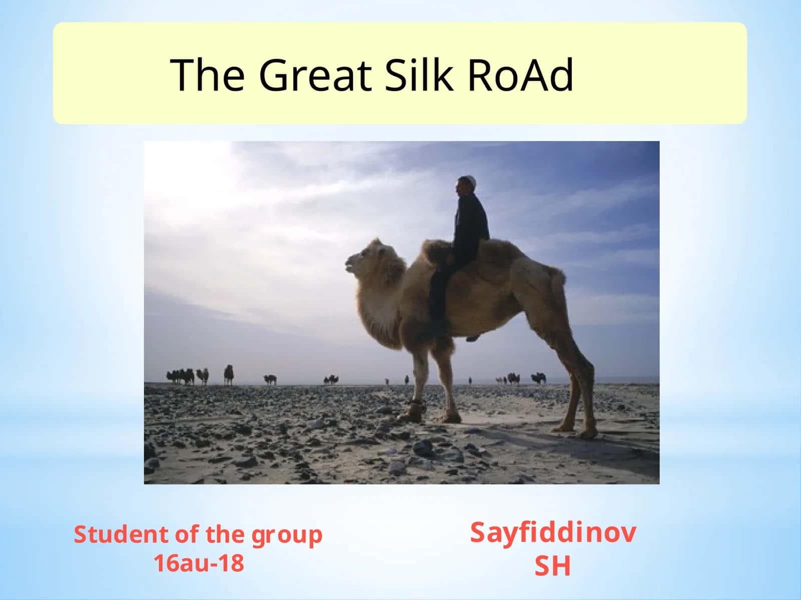 The Great Silk Road