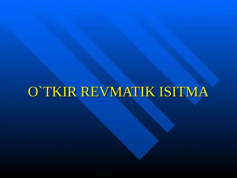 O`TKIR REVMATIK ISITMA