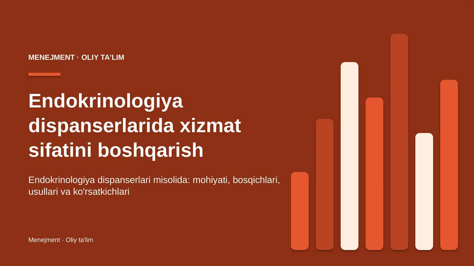 endokrinologiya dispanserlarida xizmat sifatini boshqarish 3063