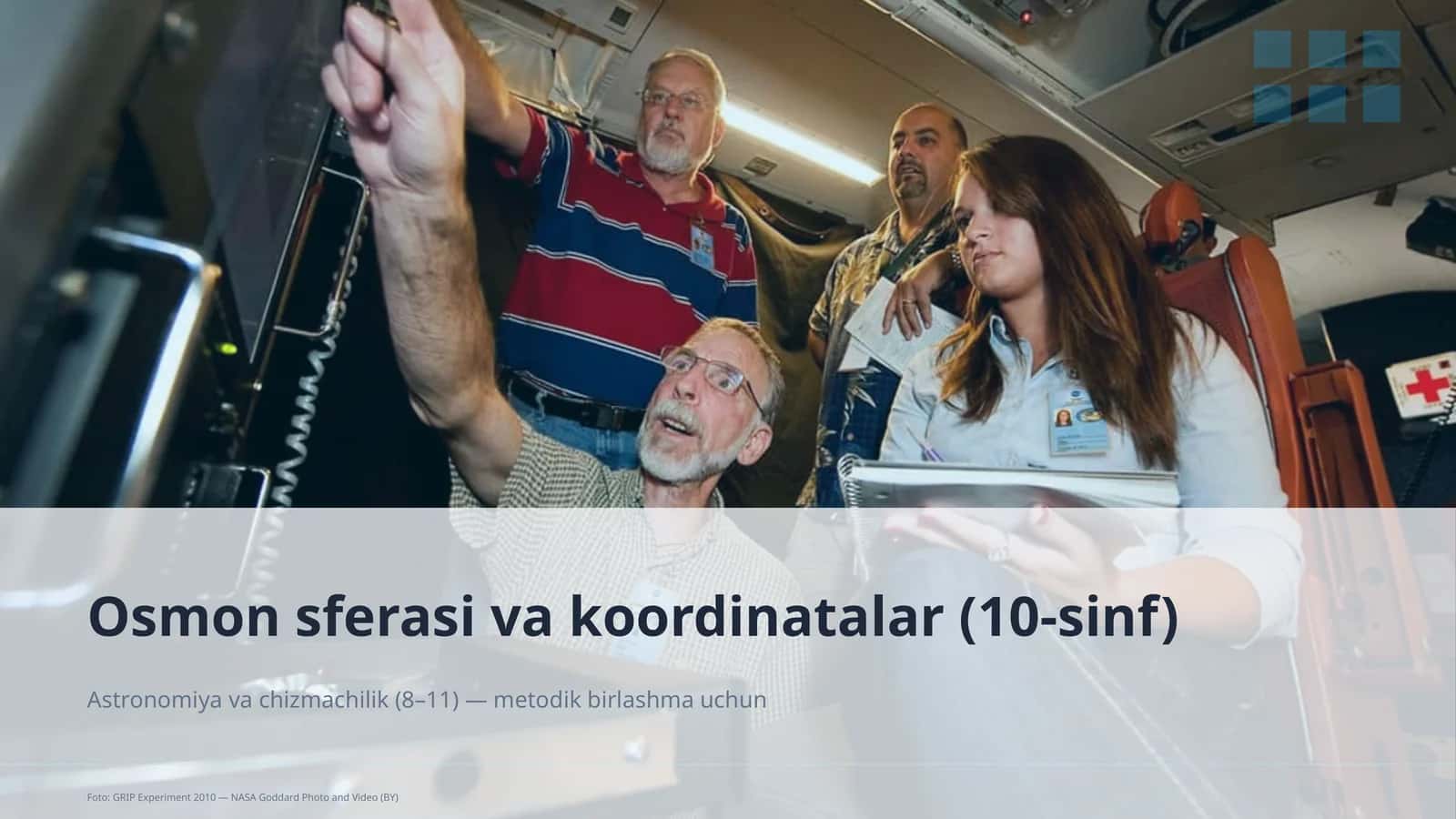 Osmon sferasi va koordinatalar (10-sinf)