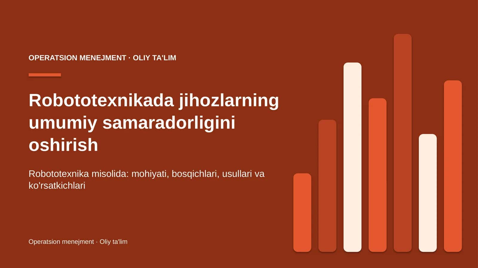 robototexnikada jihozlarning umumiy samaradorligini oshirish 5099