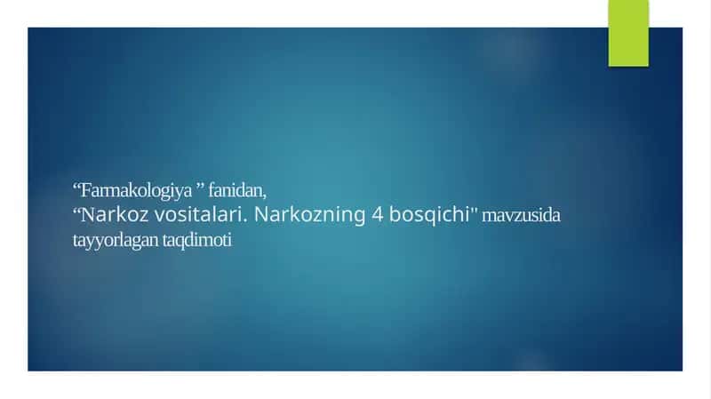 Narkozvositlari. Narkozning 4-bosqichi